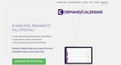 Desktop Screenshot of demandcalendar.com